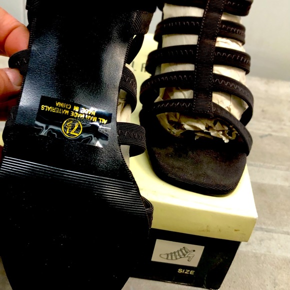 Ann Marino’s Lizzy size 7.5 Espresso Brown Sandals - Picture 2 of 2